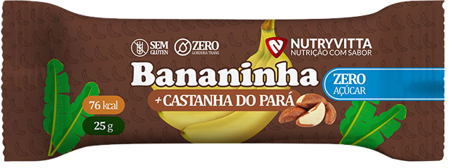 Bananinha + Castanha do Pará (Zero Açúcar)