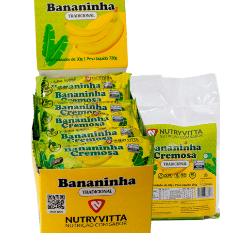 Bananinha cremosa tradicional