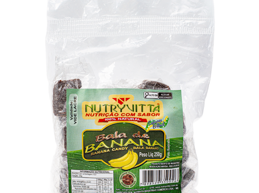 Bala de Banana Tradicional