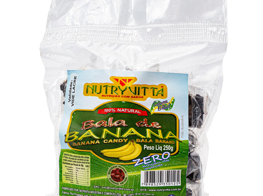 Bala de Banana - ZERO AÇÚCAR