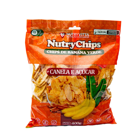 Nutrychips - Canela e Açúcar