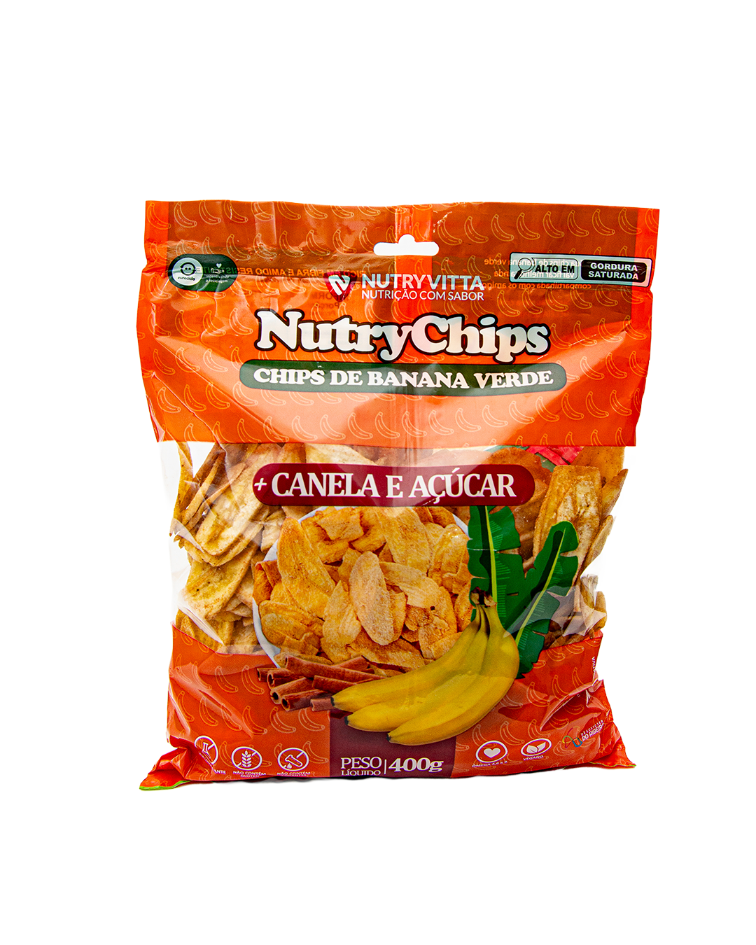 Nutrychips - Canela e Açúcar